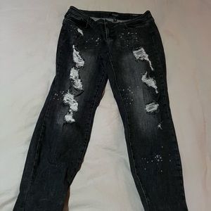 18W Black Boyfriend Judy Blue Jeans